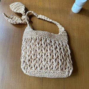 Target Natural Woven Shoulder Bag‎